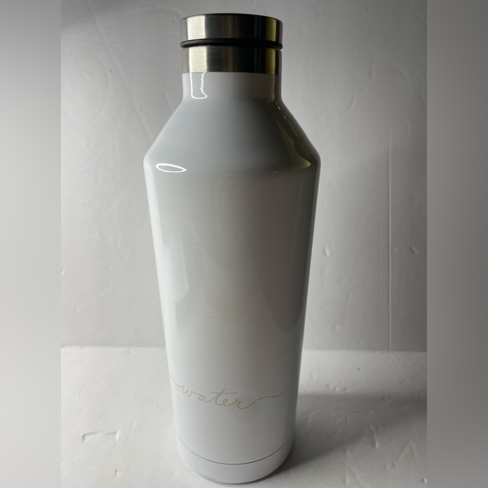 ME to WE Double Wall Vacuum Seal Water Bottle WHITE/Stainless Steel